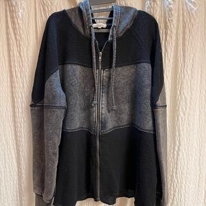 Gilded Intent Two-Tone Zip-Up Jacket